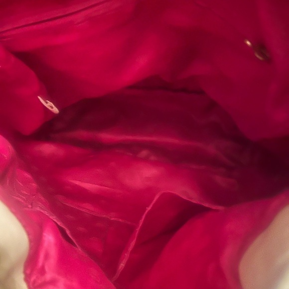 Juicy Couture Y2K Gold Sequence Bling Leather Straps Backpack - Picture 7 of 9